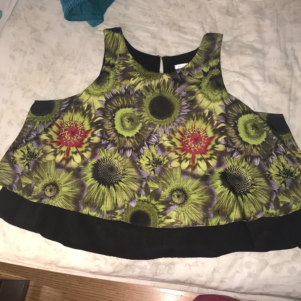 Layered Floral Blouse